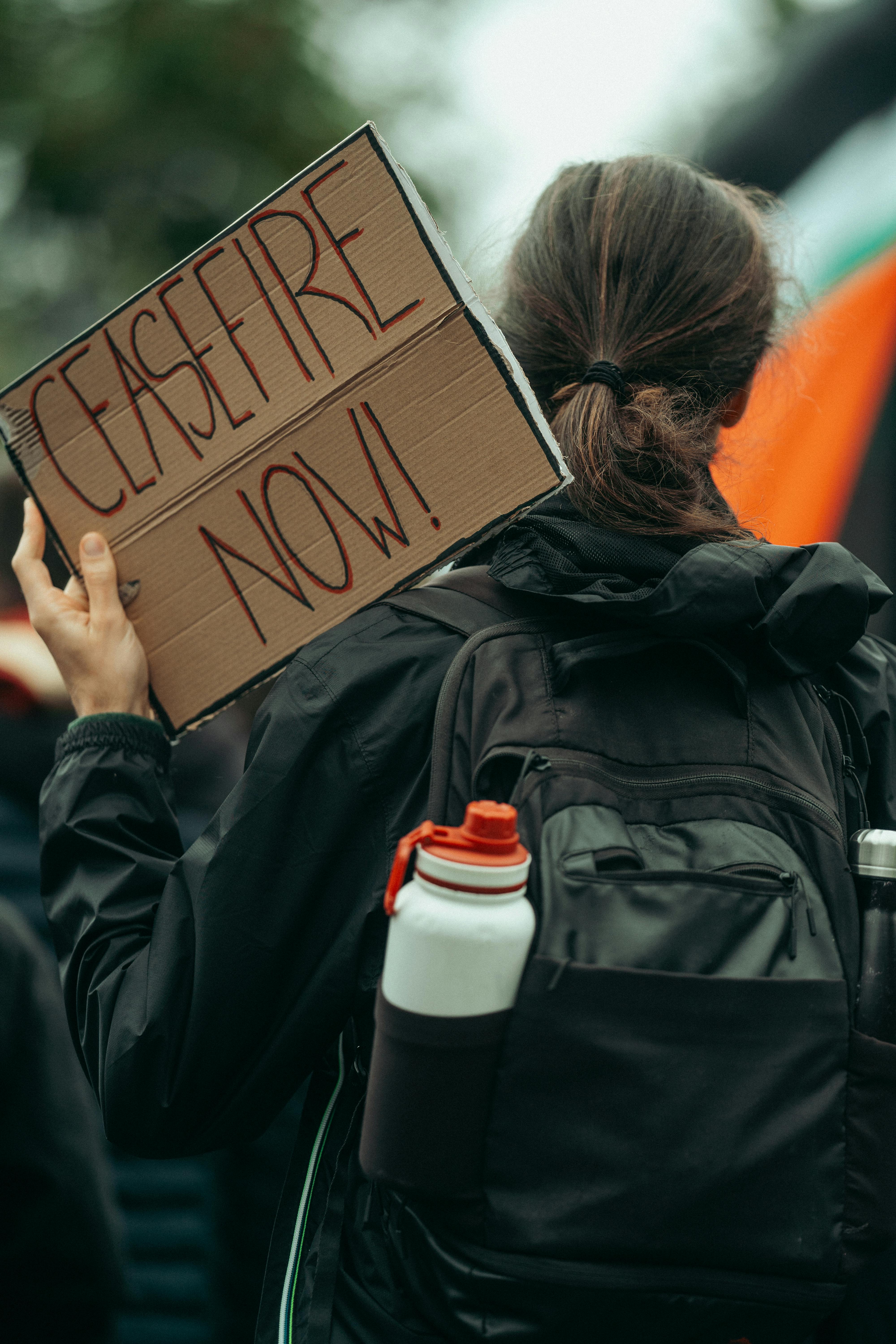 Do you think some protests are staged?